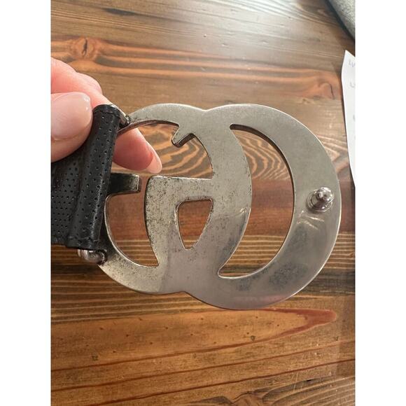 Gucci GG Marmont Embossed Leather Belt - Picture 5 of 12